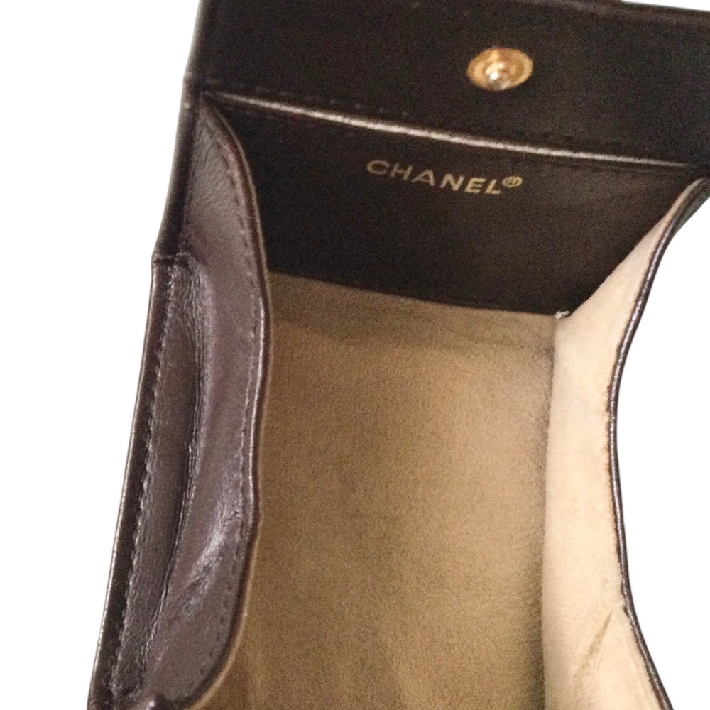 Chanel Patent Leather Chocolate  Bar Coin Purse - Picture 7 of 9